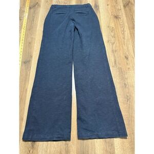GAP Pants Women's Size 02R Blue Wide Leg Mid Rise Casual Flat Front